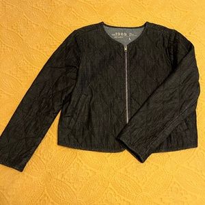 Quilted Denim Jacket